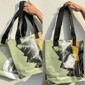 Sac cabas en bâche recyclée - Non Filtré