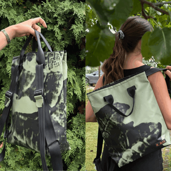 Recycled tarpaulin backpack - Unfiltered