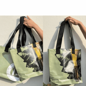 Sac cabas en bâche recyclée - Non Filtré