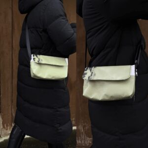 Sac crossbody en bâche recyclée - Non Filtré