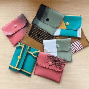 Recycled tarpaulin wallet