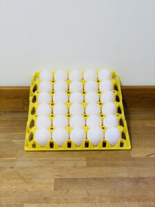 Oeufs en plateau