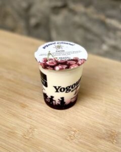yogourt cerise bi-couche