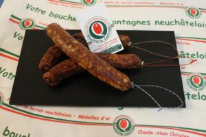 Saucisse sèche au marc